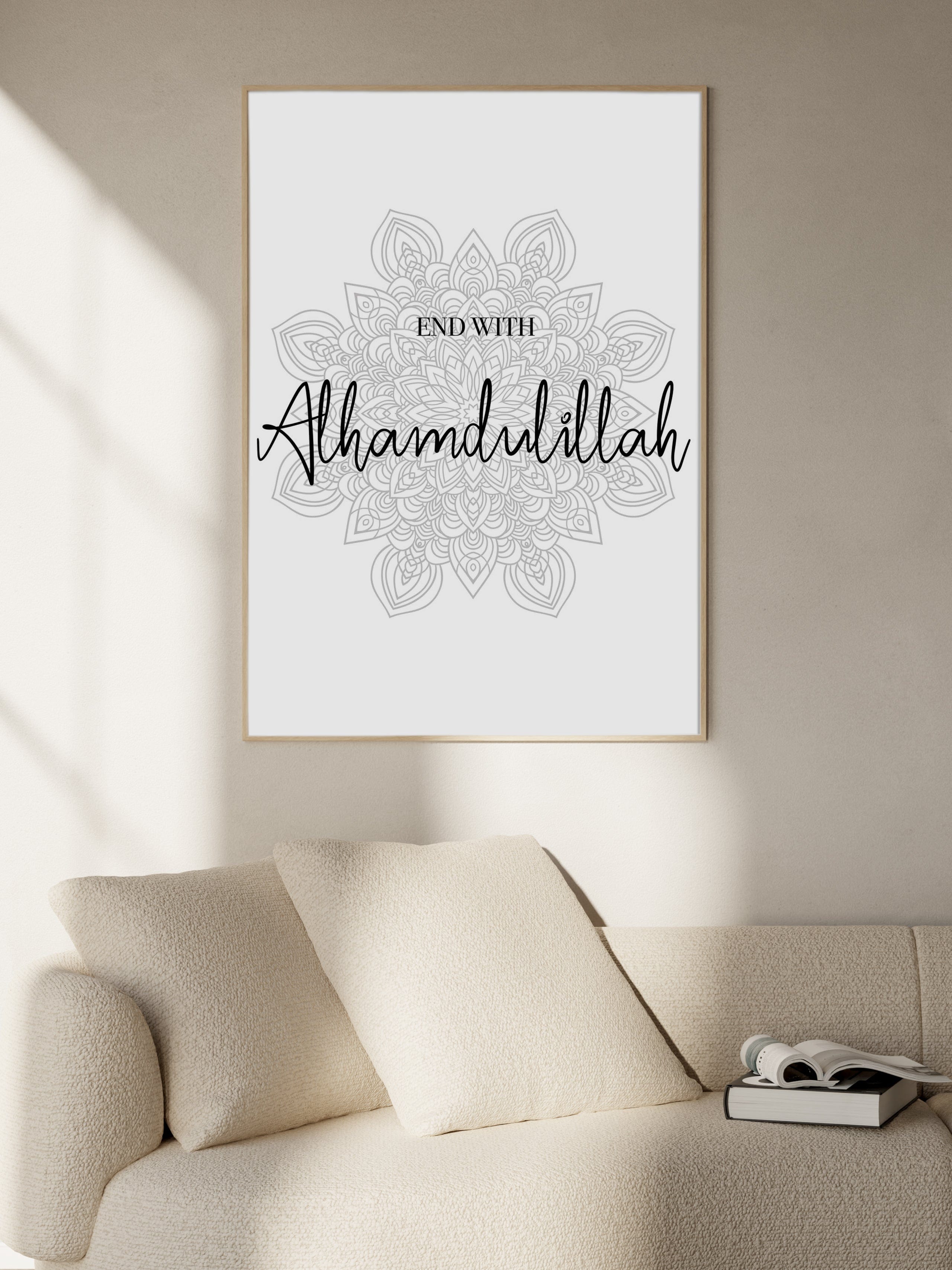 End With Alhamdulillah Poster