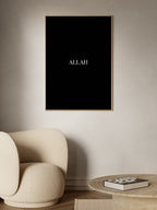 ALLAH Black Edition Poster