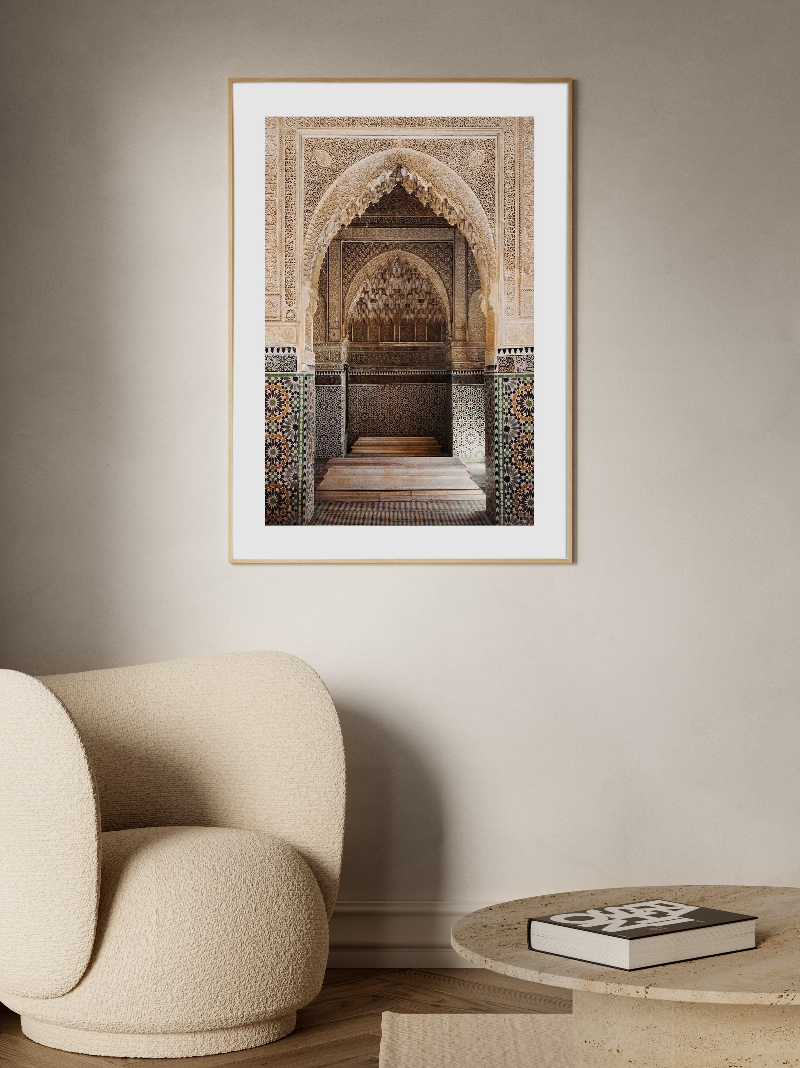 Temple Of Marrakech Poster