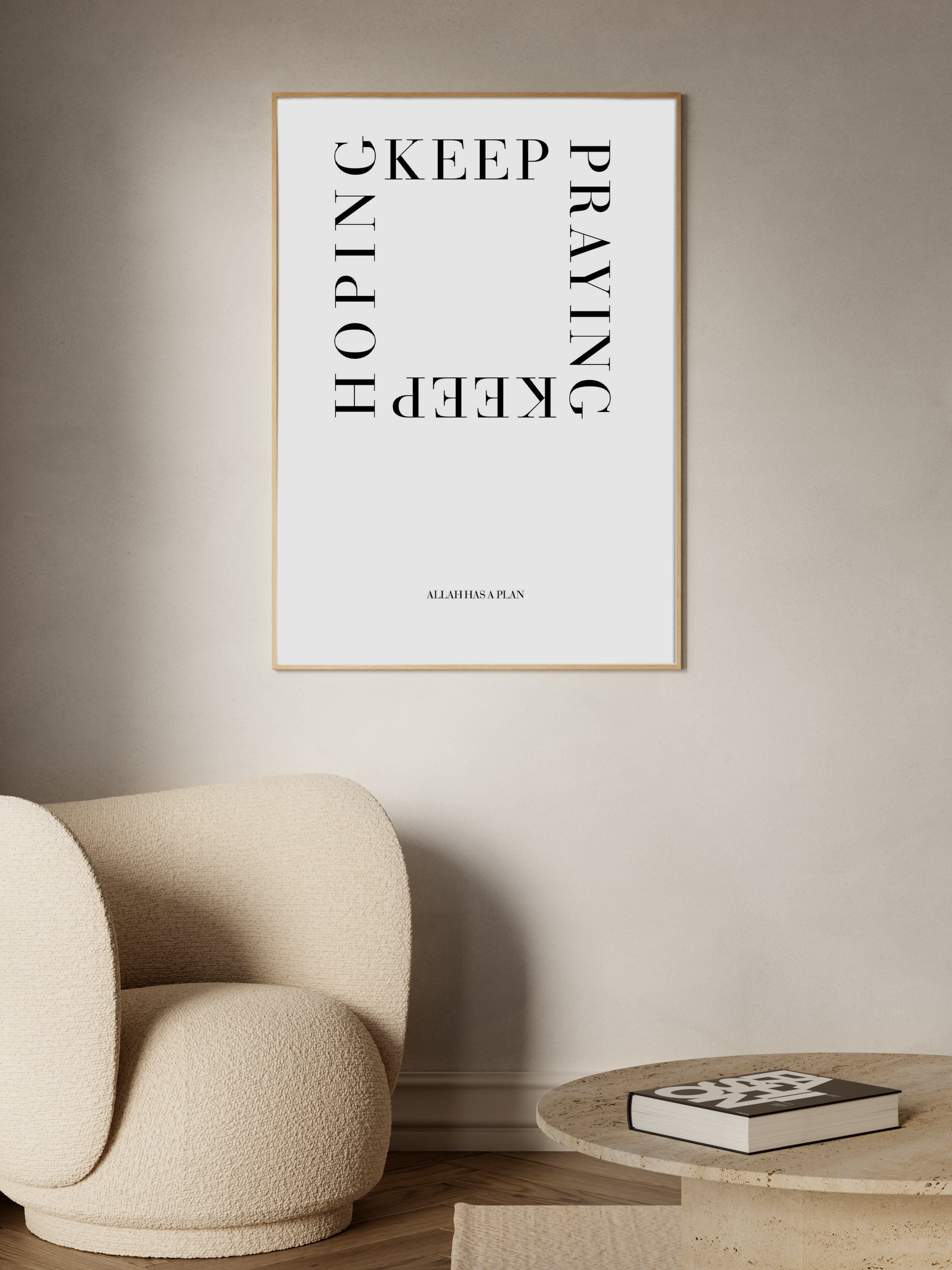 Keep Praying Keep Hoping Poster