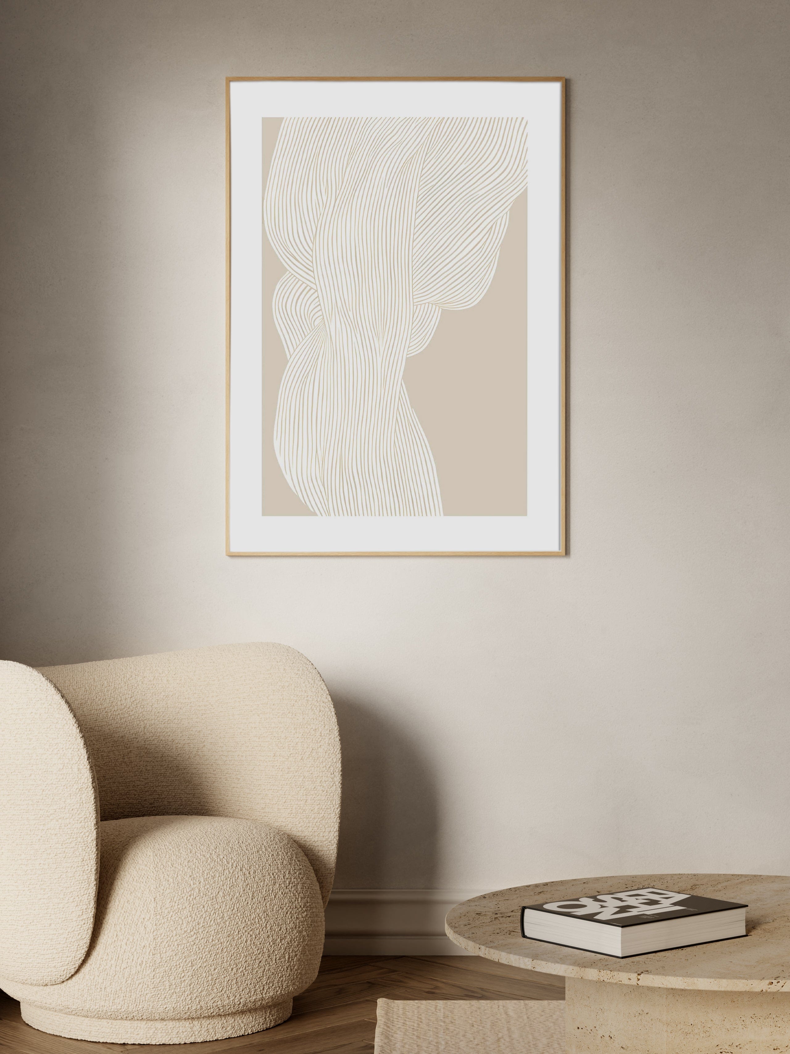 Abstract Lines no1 Poster