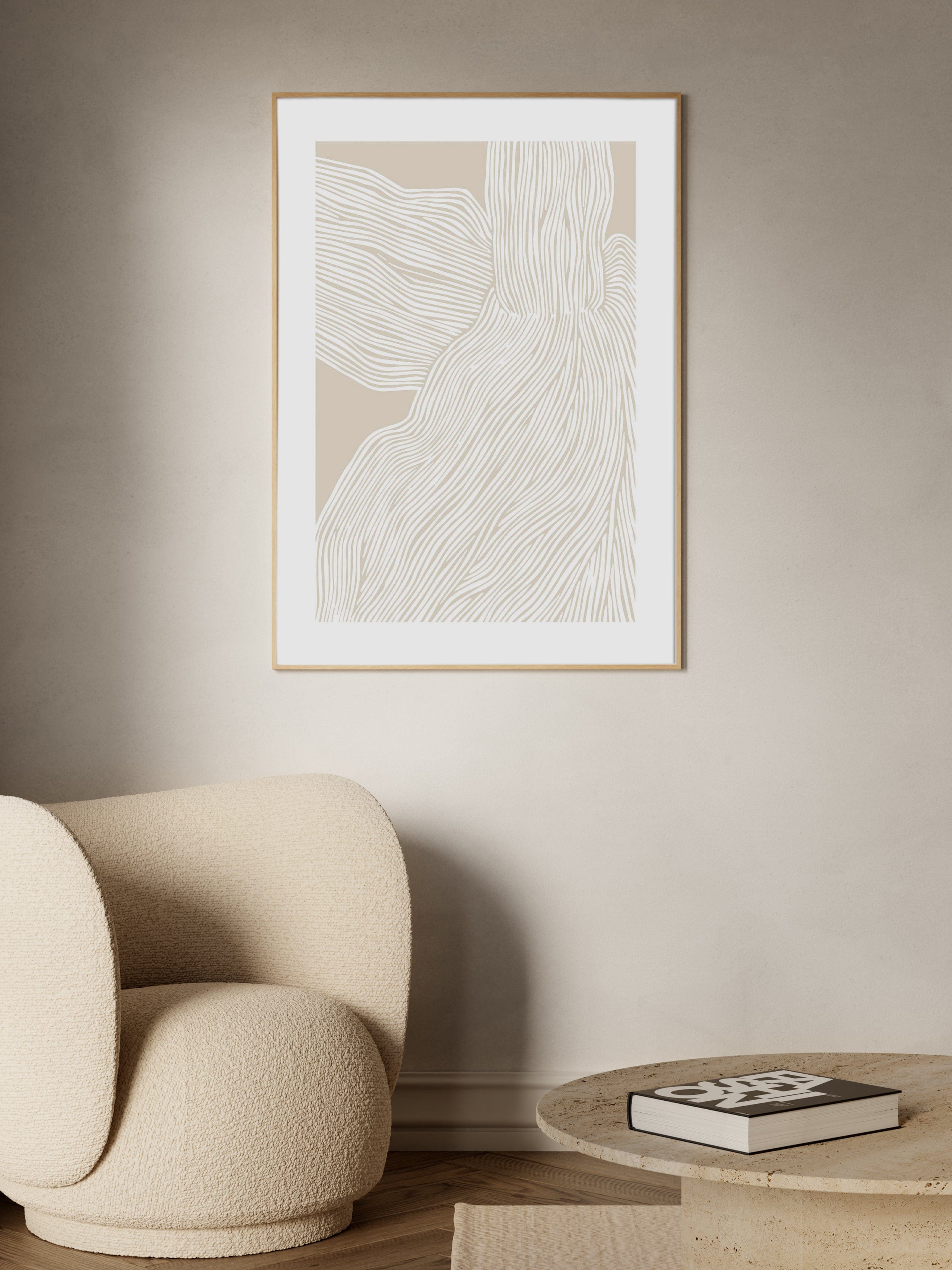 Abstract Lines no2 Poster