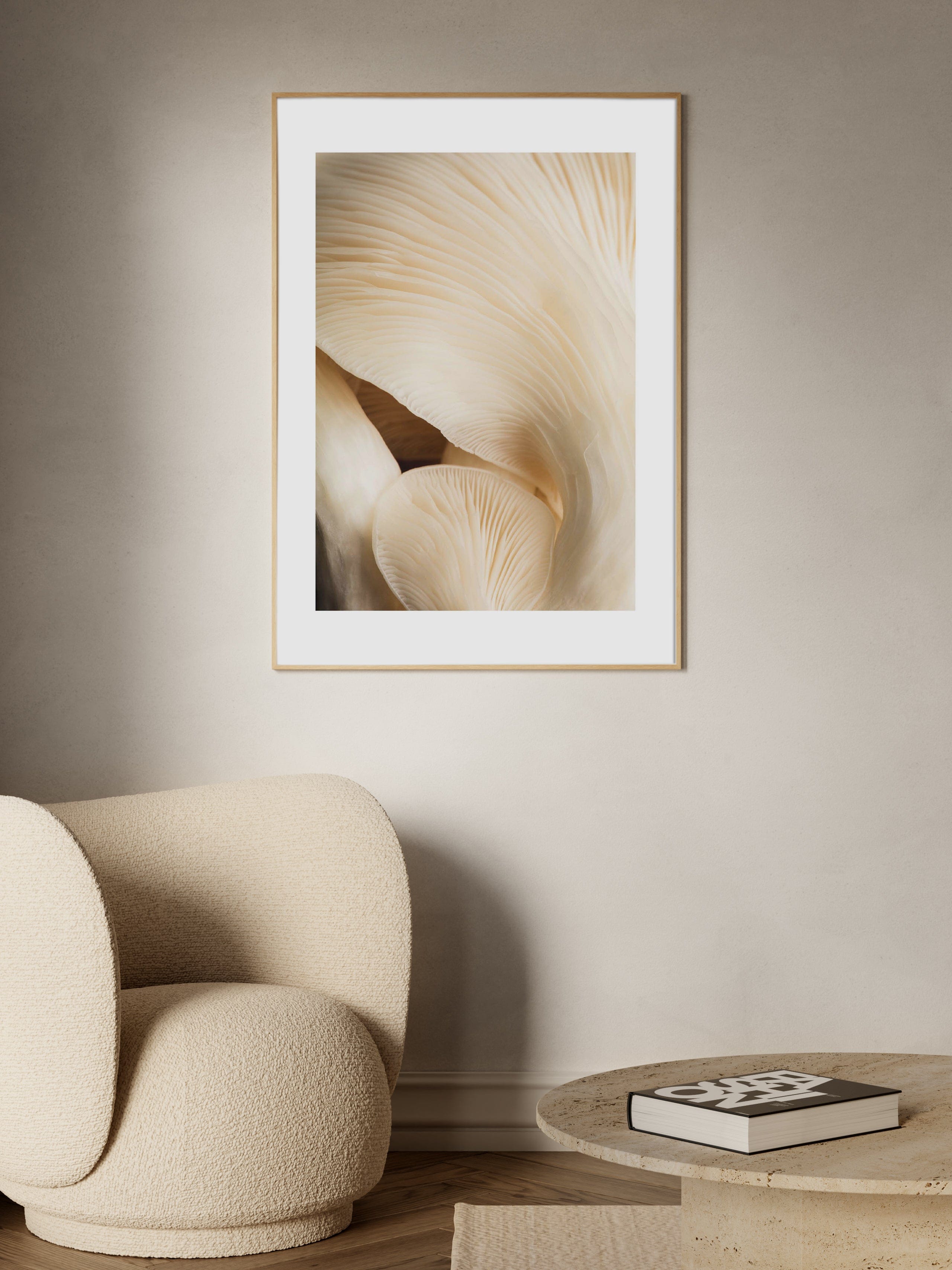 Closeup Mushroom Poster