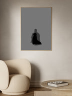 Praying Together Grey Poster