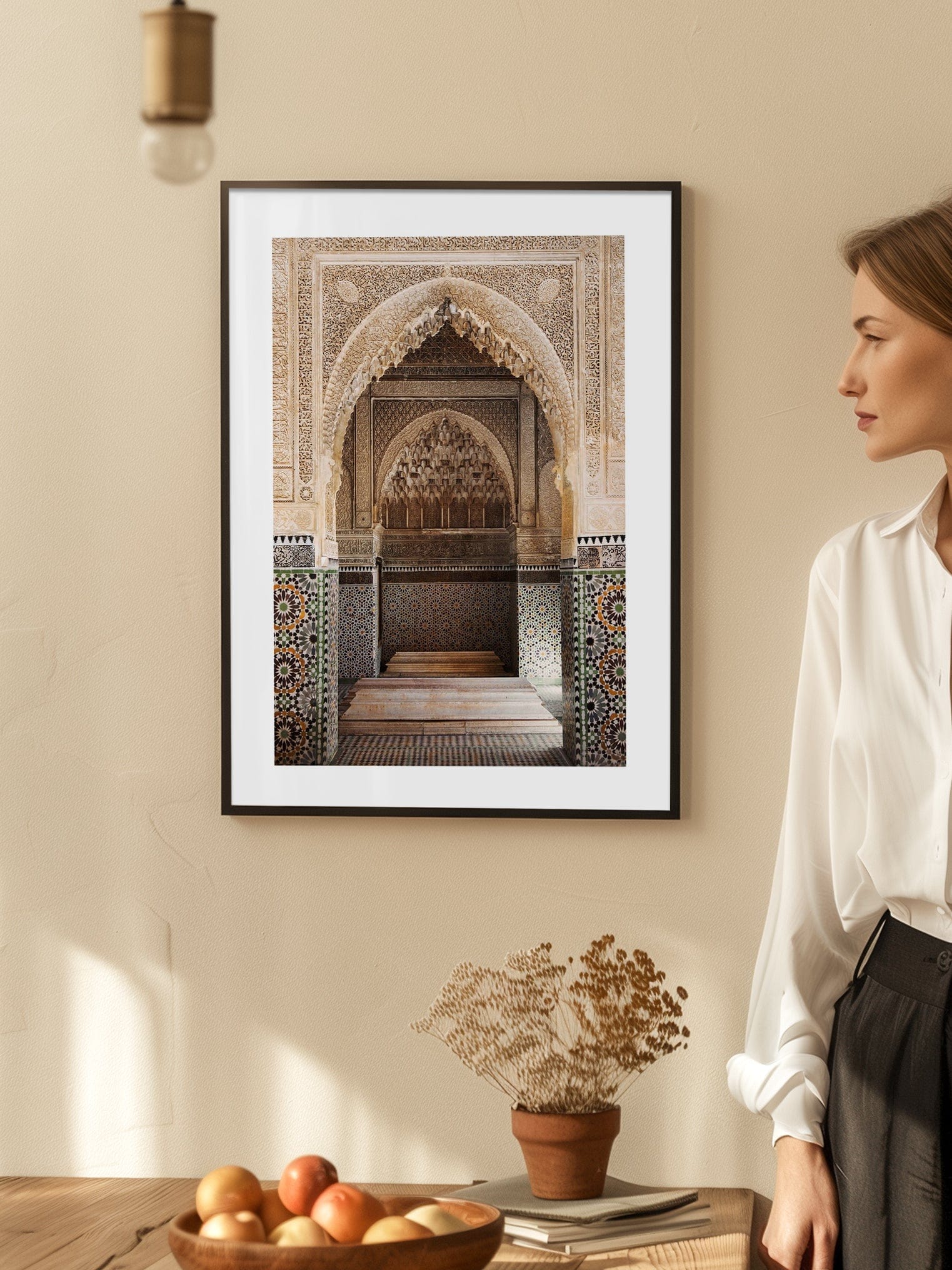 Temple Of Marrakech Poster