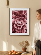 Red Succulent Poster