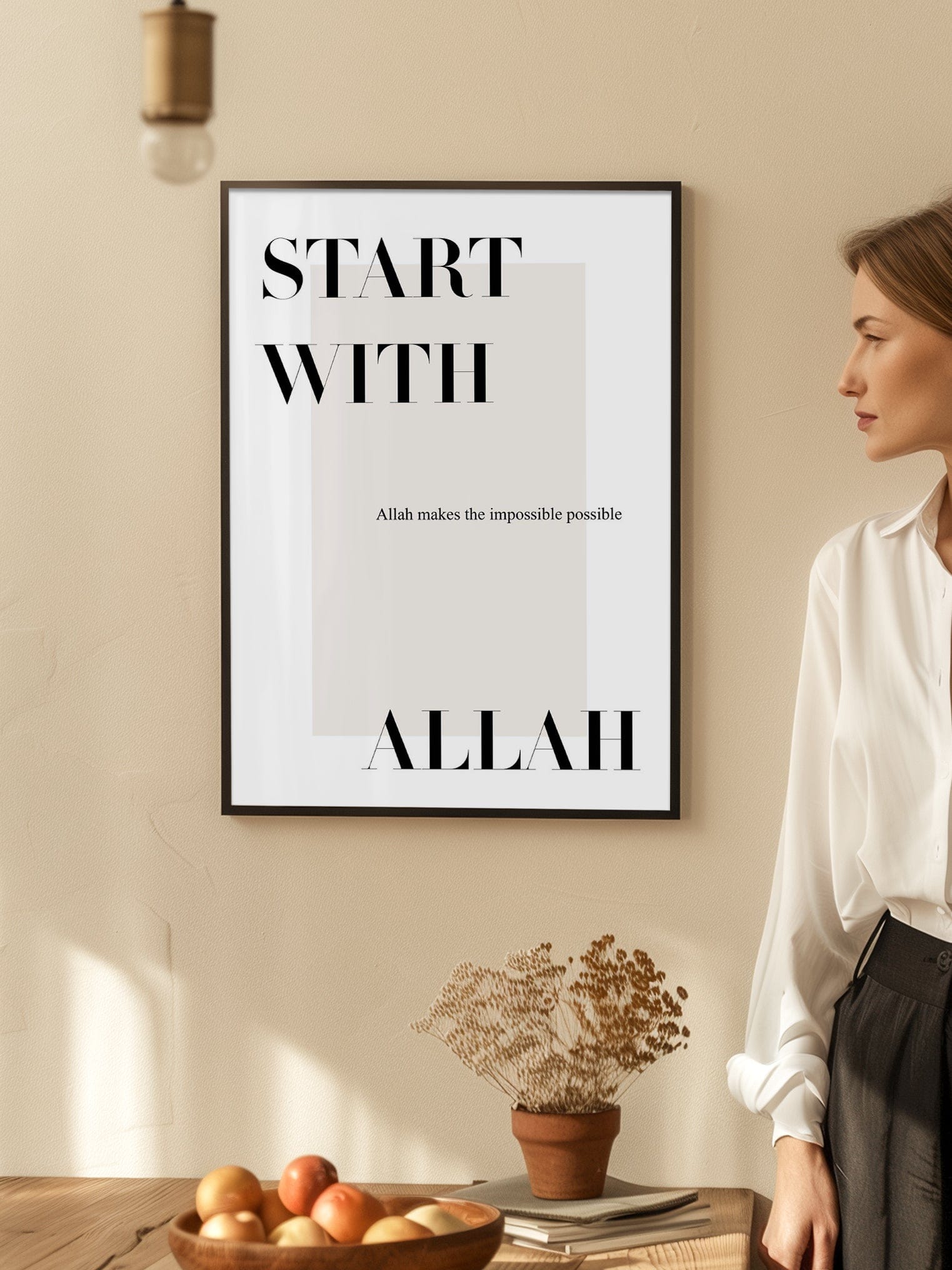 Start With Allah Poster