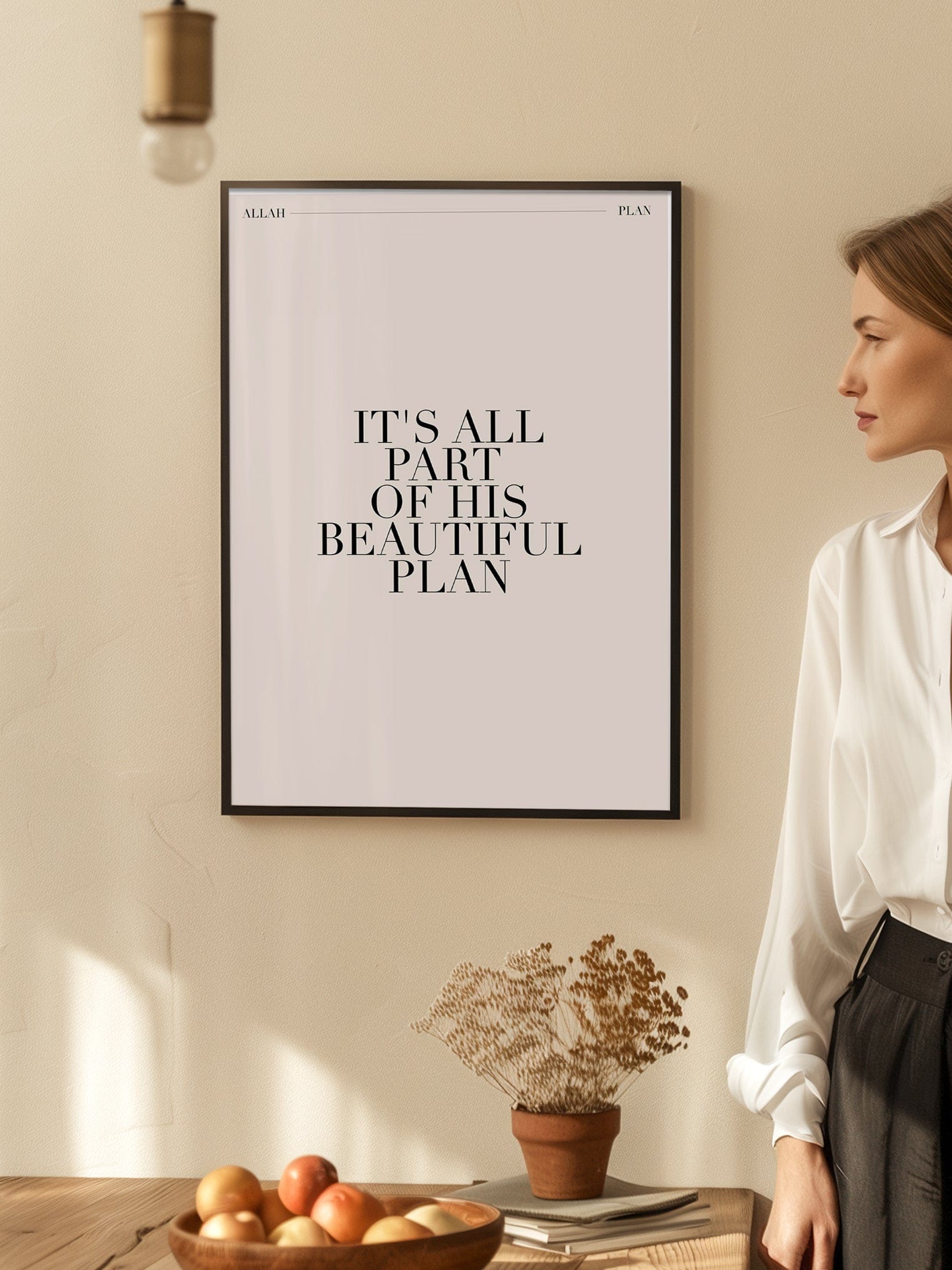 Beautiful Plan Poster