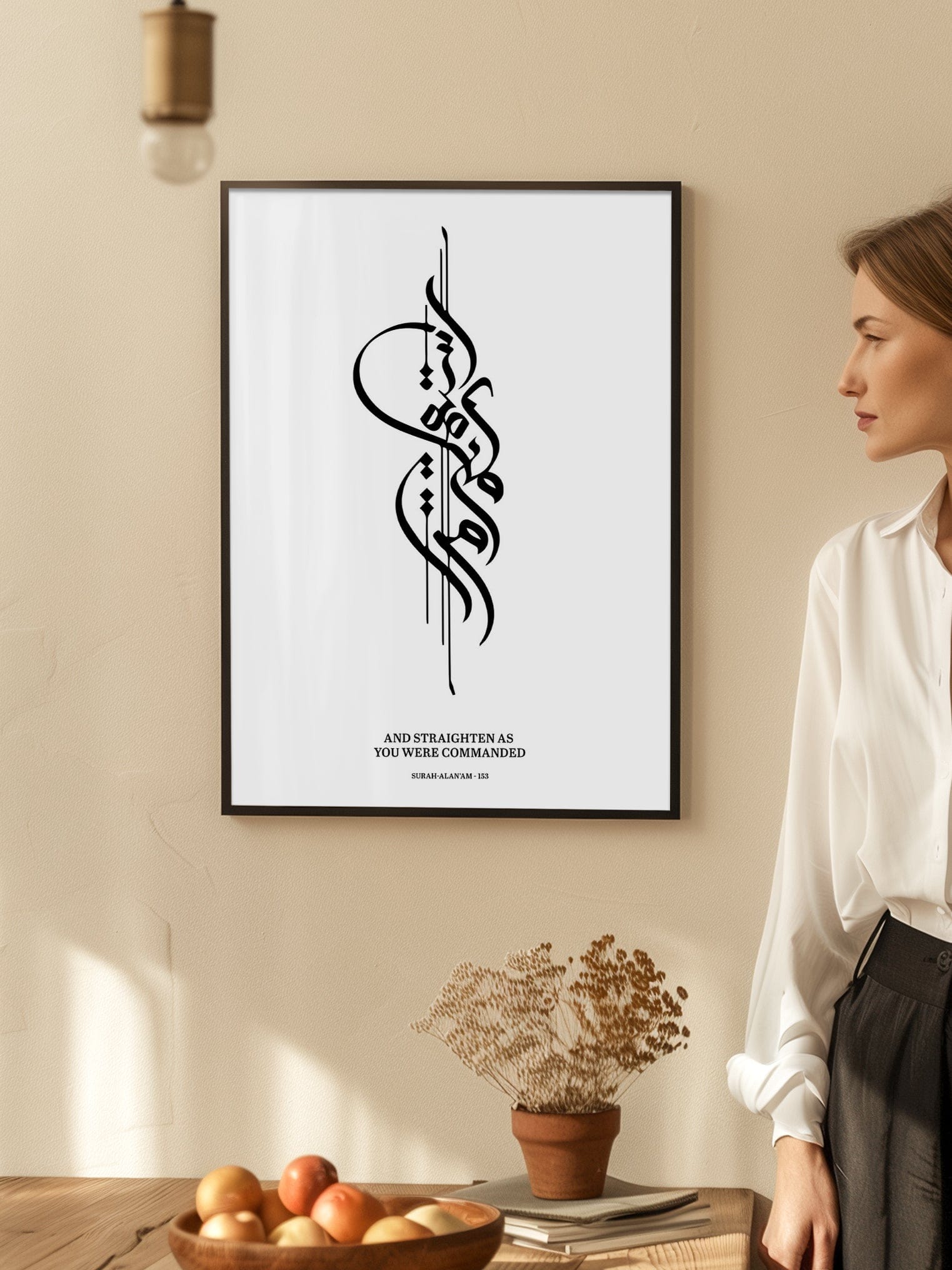 And Straighten Poster