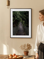 Hanging Forest Bridge Poster