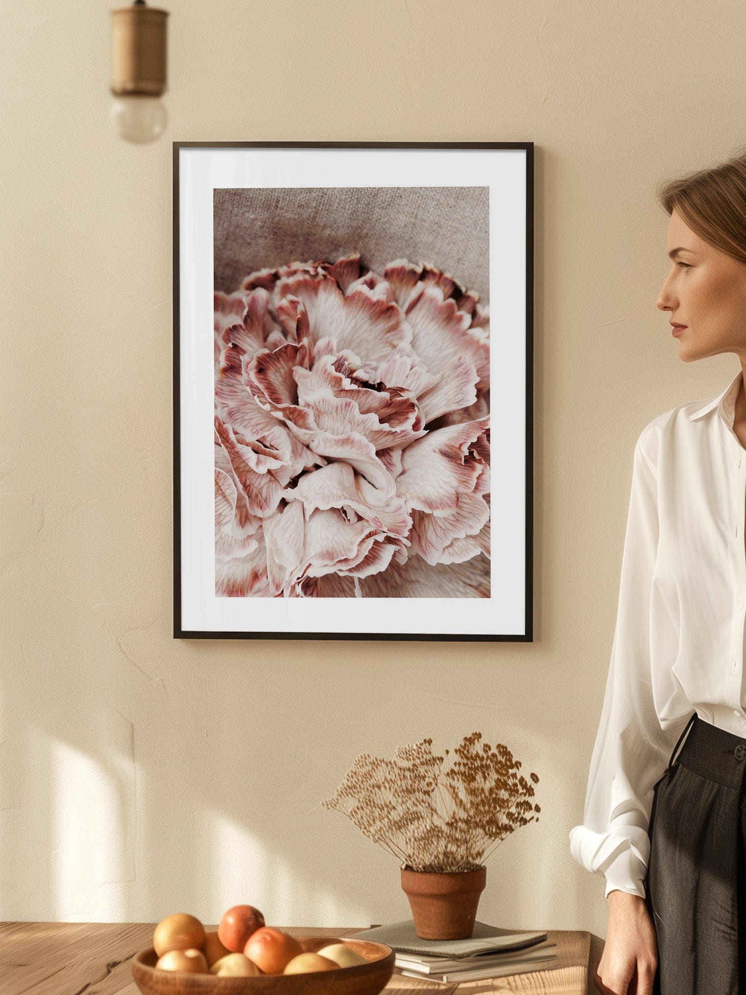 Closeup Rose Poster