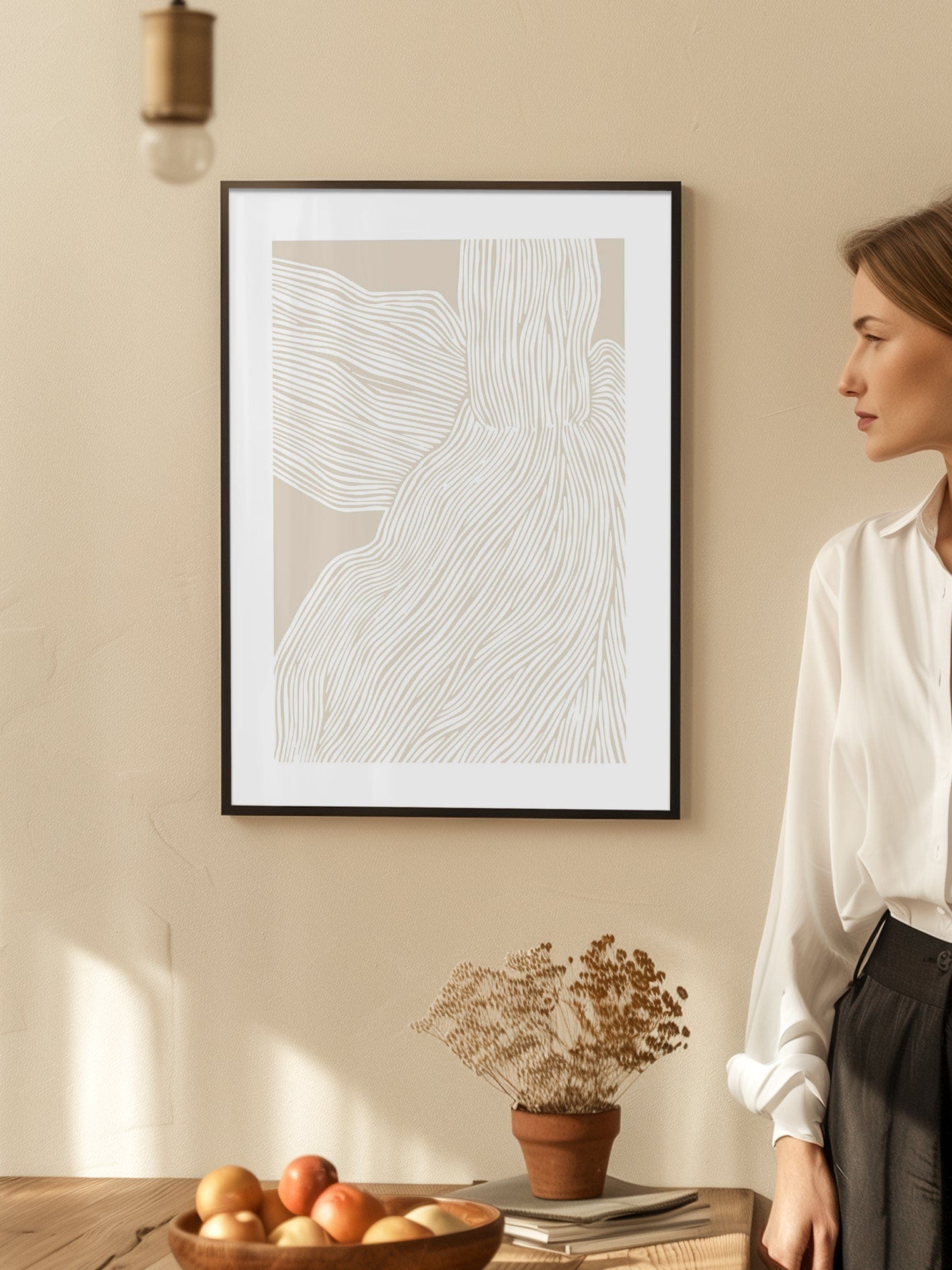 Abstract Lines no2 Poster