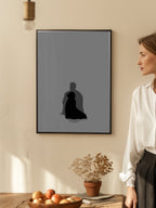 Praying Together Grey Poster