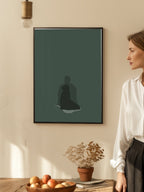 Praying Together Green Poster