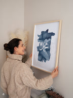 Watercolor Blue Muhammad Poster