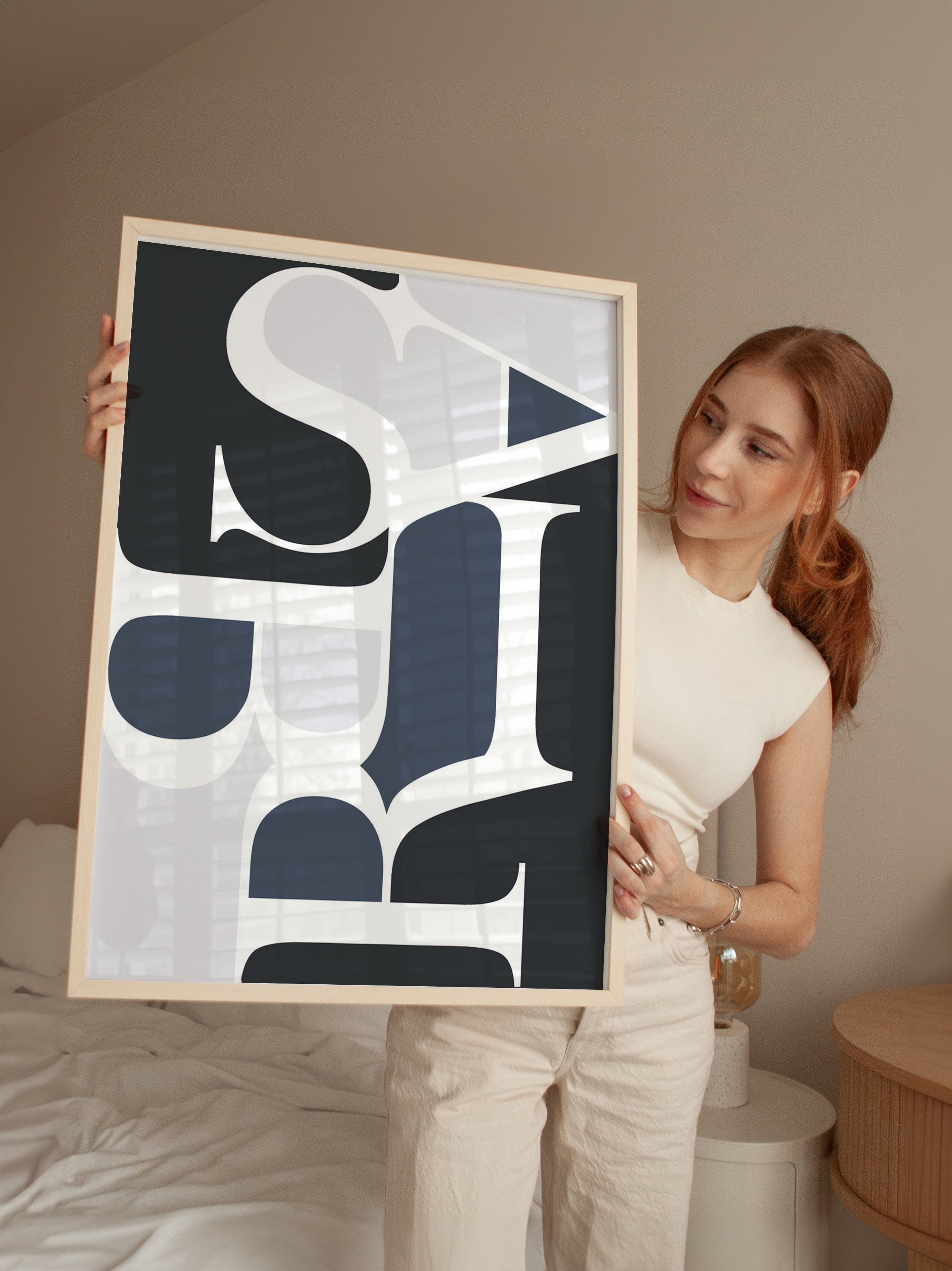 Sabir Blue Poster