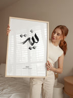 Niyat Calligraphy Poster