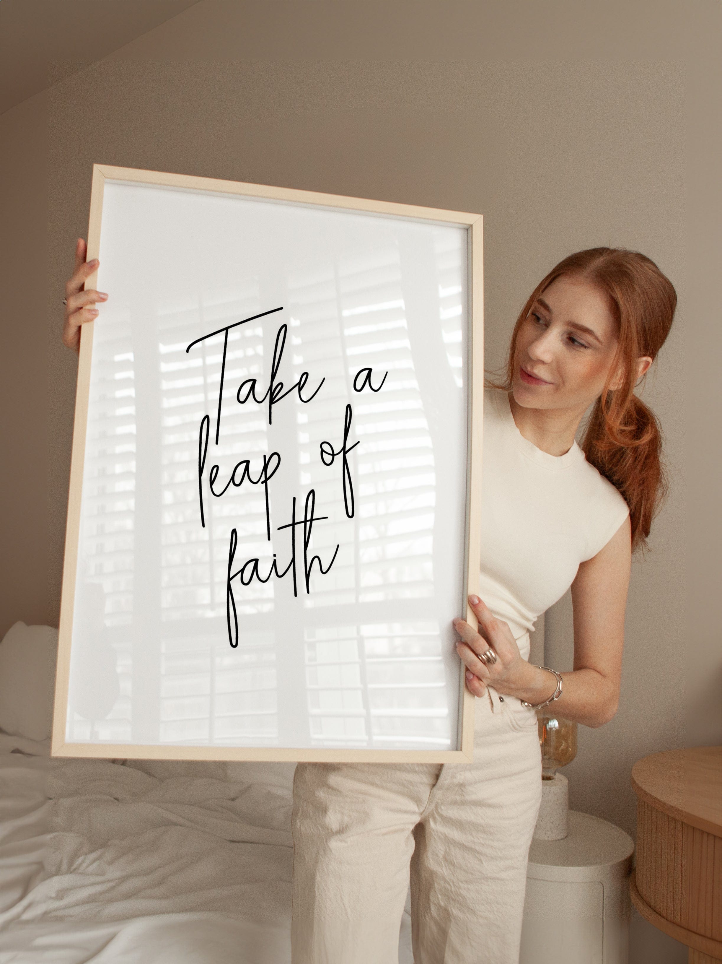 Take A Leap Of Faith Poster