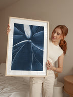 Blue Succulent no2 Poster