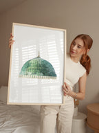 Medina Watercolor Poster