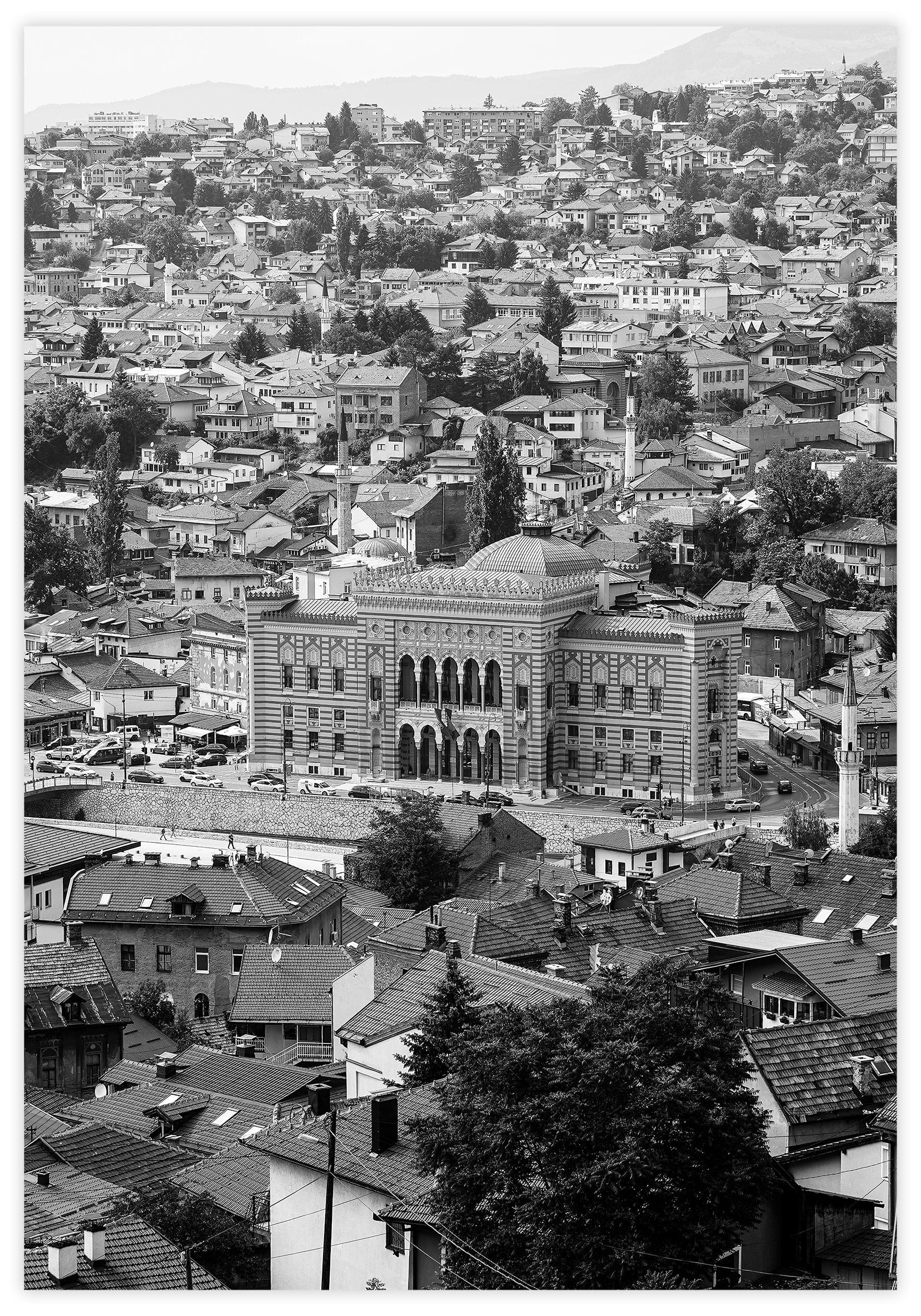 Sarajevo Town Hall Poster