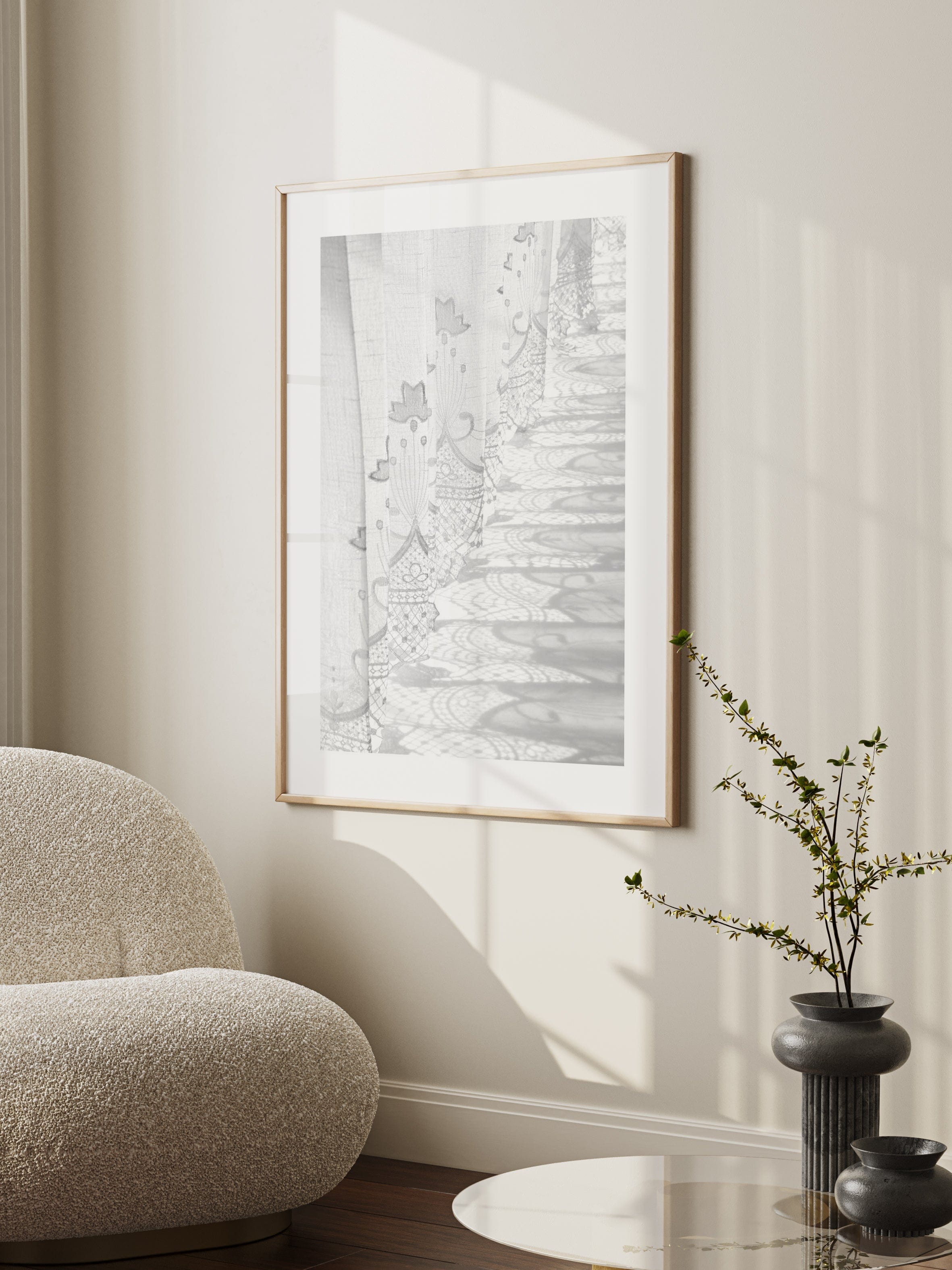 White Lace Poster