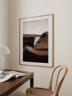 Skoügafoss Waterfall Poster