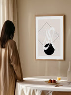 Allah Calligraphy Abstract Poster