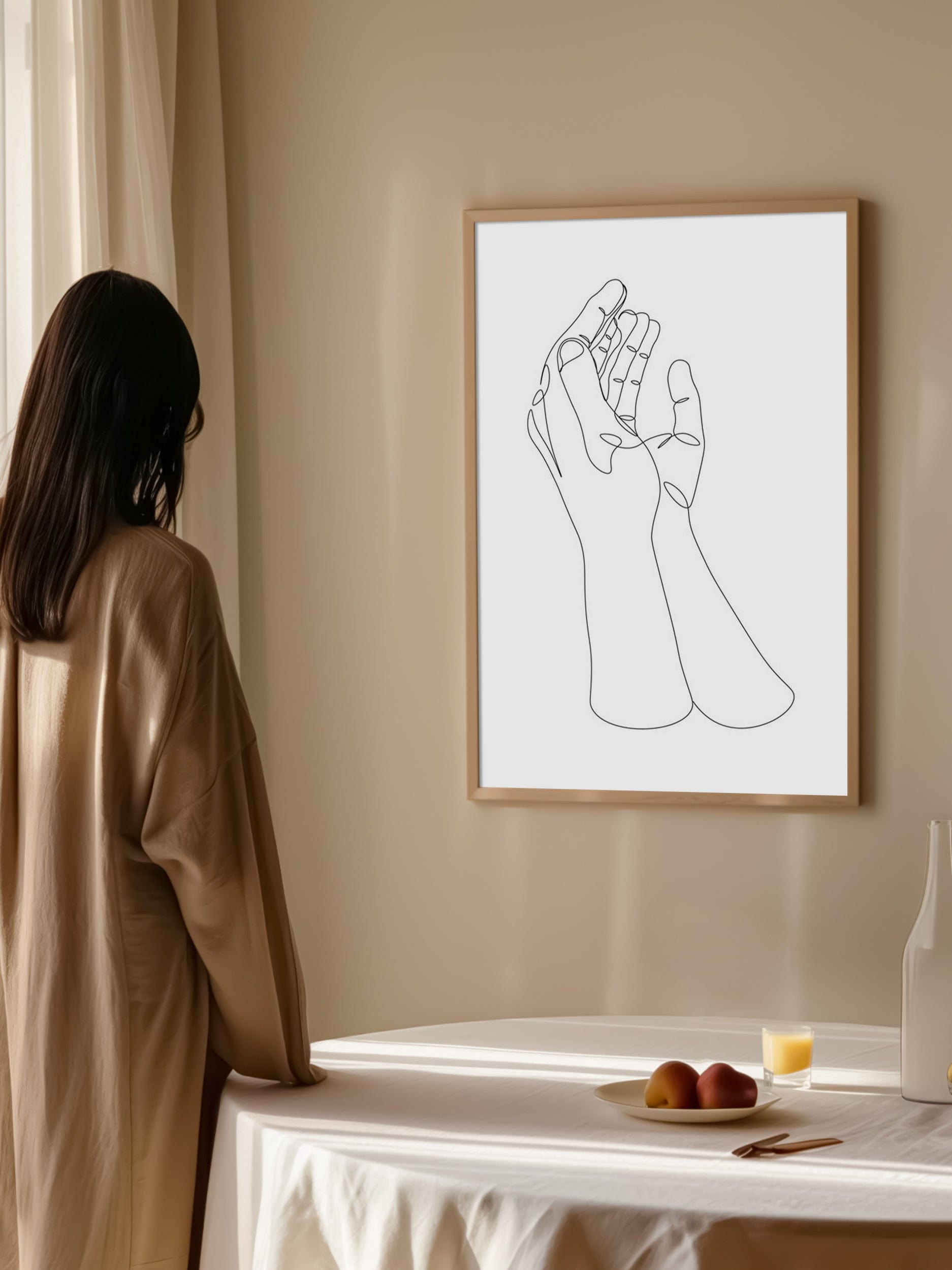 Dua Hands 2 White Poster – EXCLUSIVE