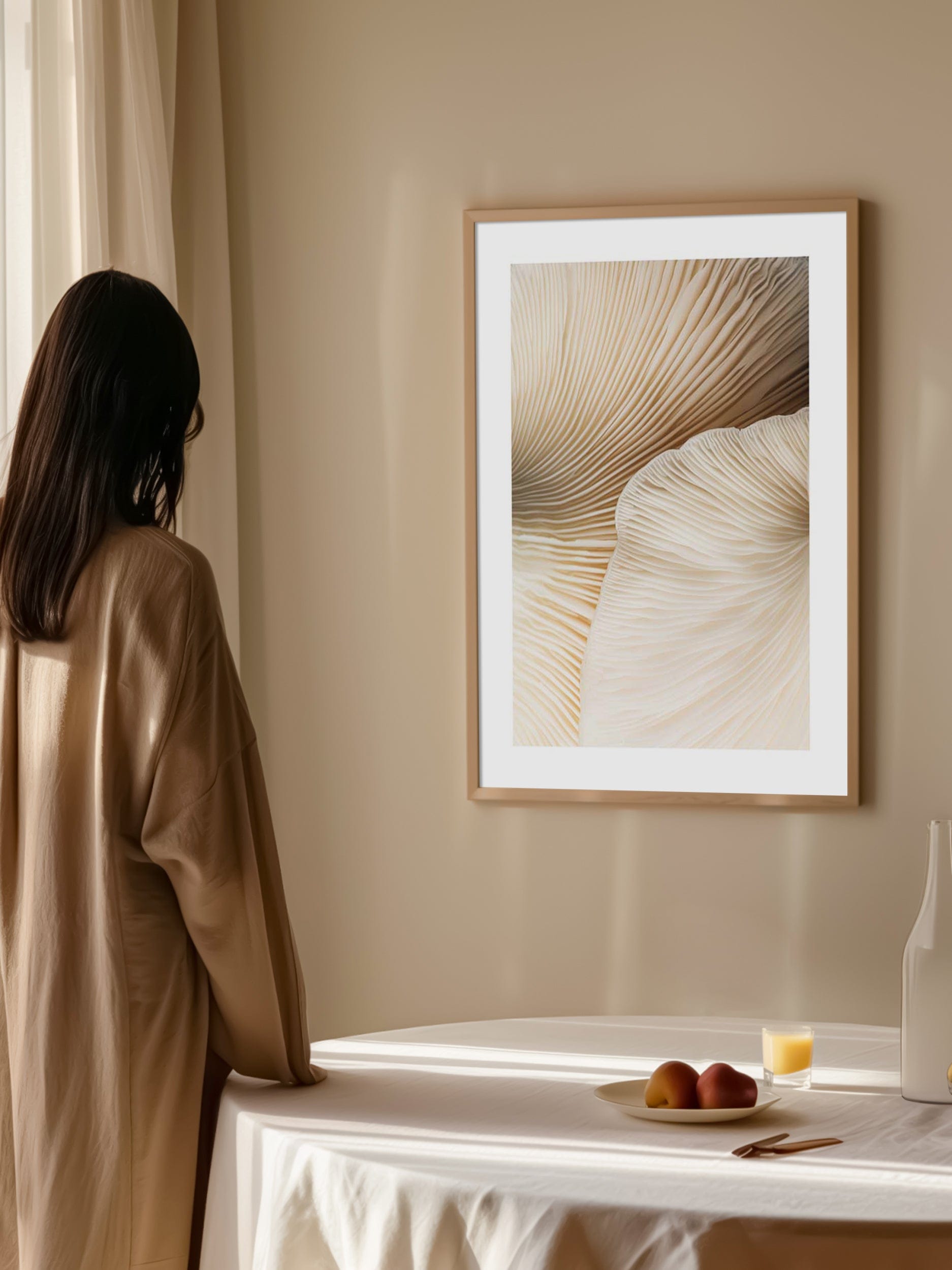 Closeup Mushroom no2 Poster