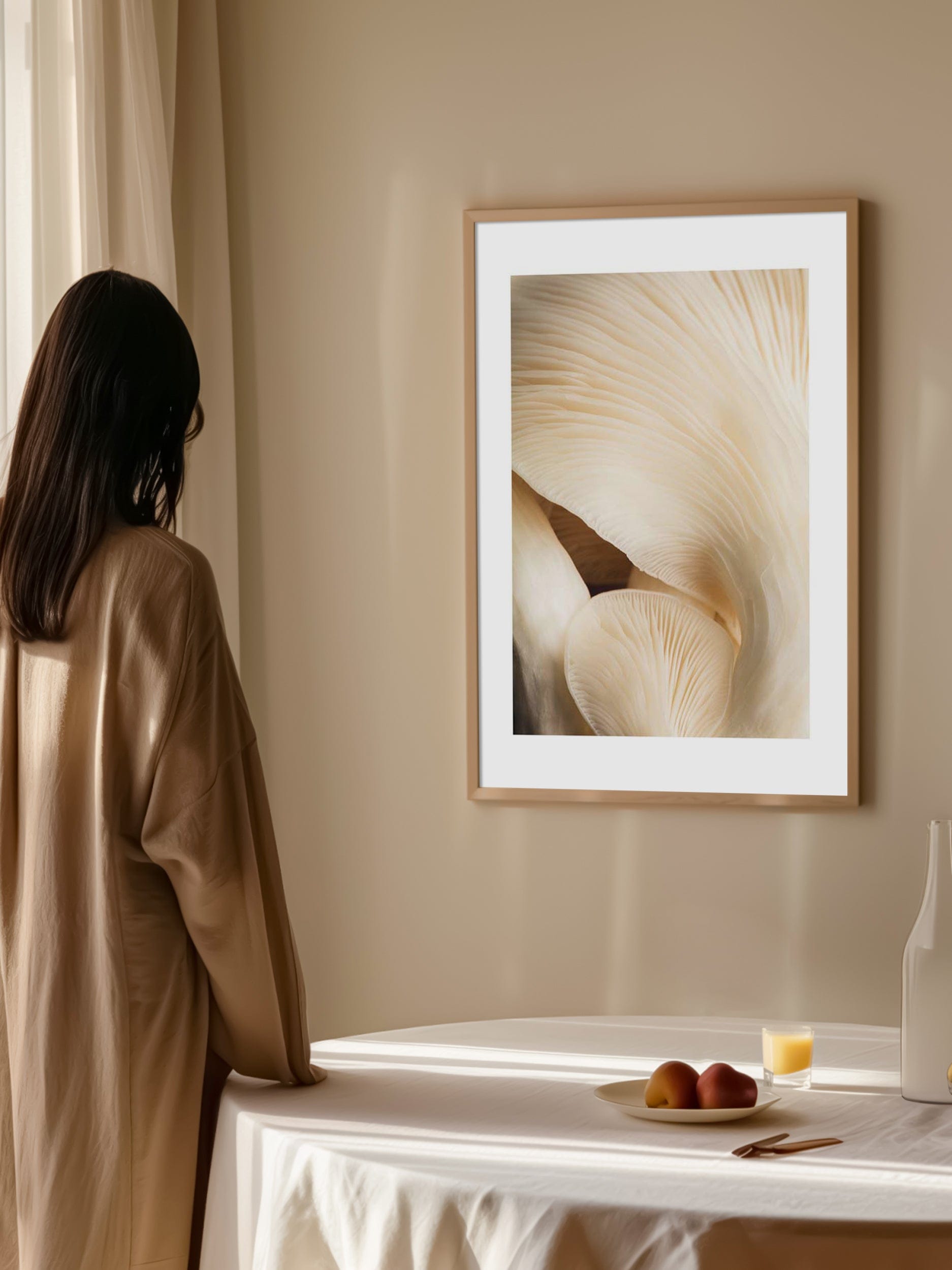 Closeup Mushroom Poster