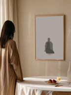 Praying Together Beige Poster